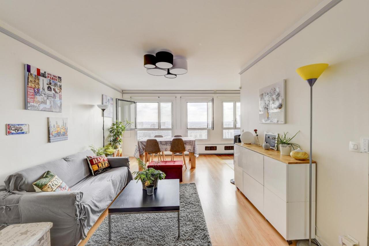 Appartement Place D'Italie Superbe Vue Paris Exterior photo