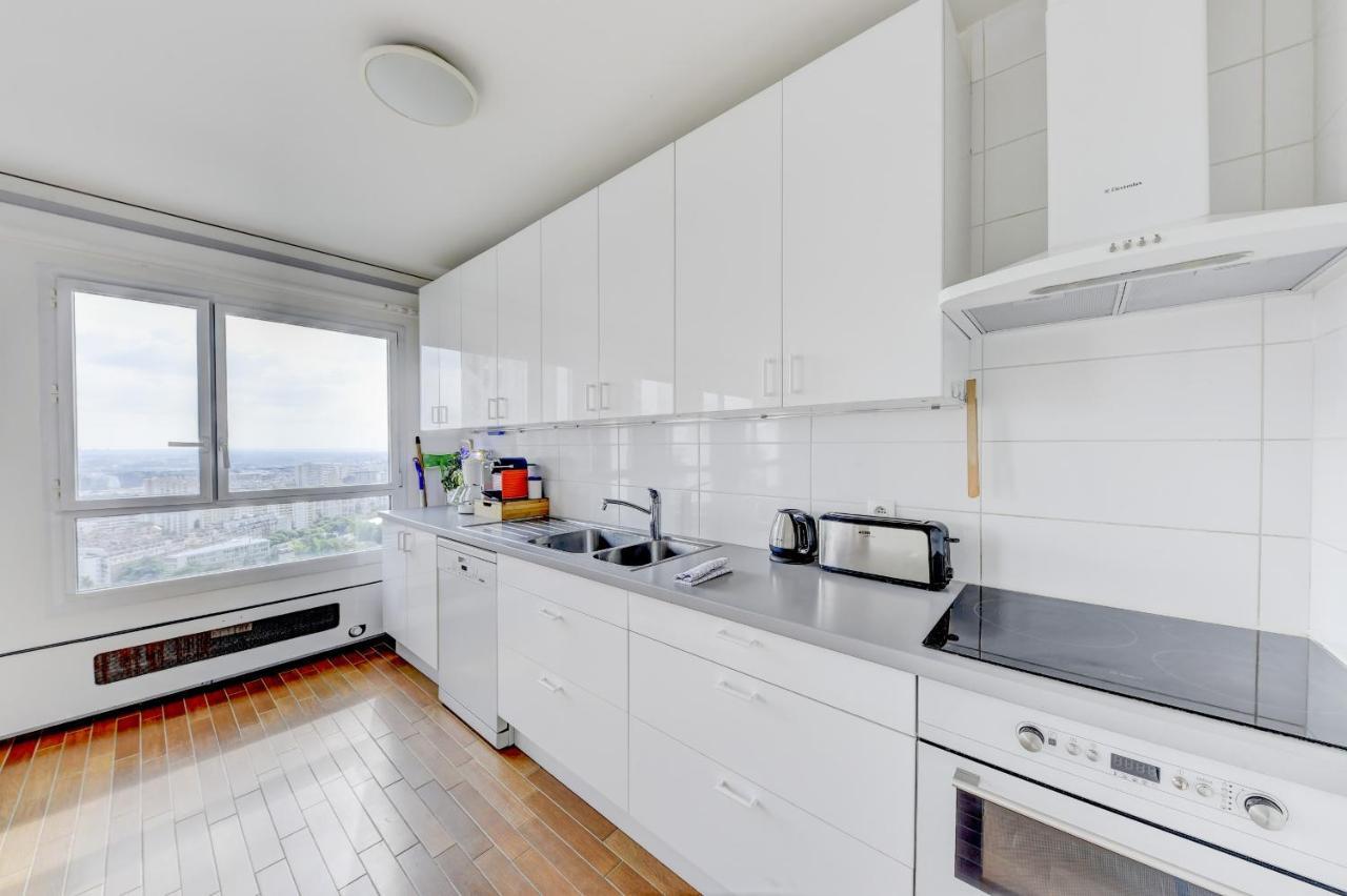 Appartement Place D'Italie Superbe Vue Paris Exterior photo